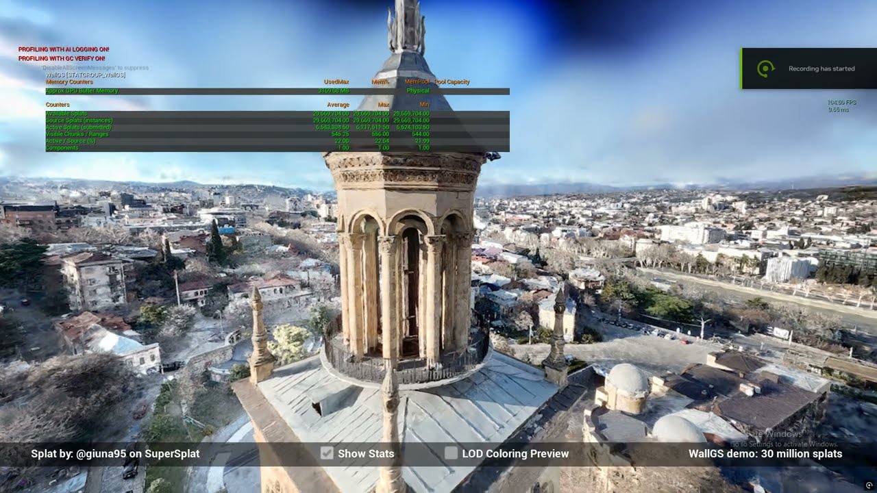 30 million Gaussian splats running in Unreal Engine